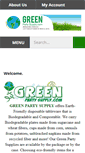 Mobile Screenshot of greenpartysupply.com